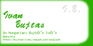 ivan bujtas business card